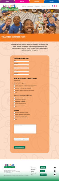 volunteer interest form volunteer interest form